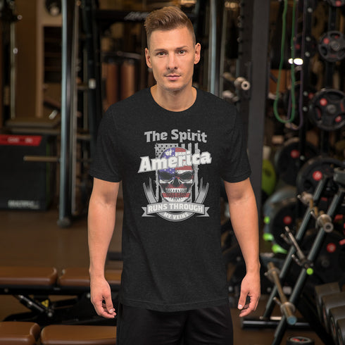 The Spirit of America Runs Through My Veins t-shirt - Mainstream Freedom